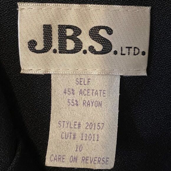 NWT JBS LTD Navy V-Neck Long Sleeve Blazer Women Size 10 - Picture 6 of 7